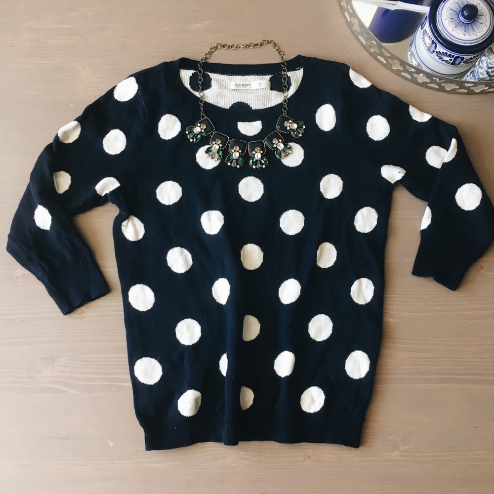 Old Navy Polka Dot Sweater